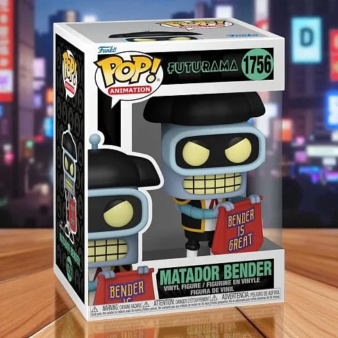 Фигурка Futurama Matador Bender — Funko Pop! Vinyl 1756
