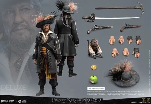 Фигурка Captain Barbossa — Ekuaz Studio x Echo Design EKS012D Pirates of the Caribbean 1/6