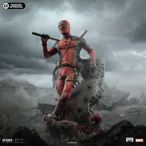 Фигурка Дэдпул — Iron Studios 1/10 Deadpool And Wolverine