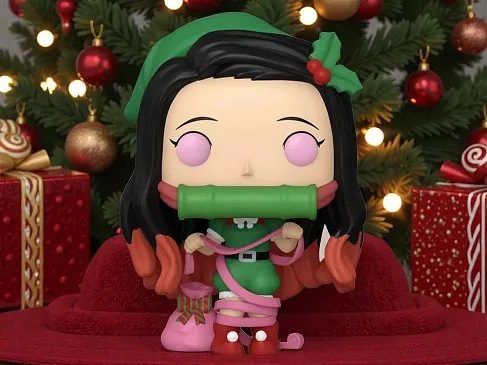 Фигурка Demon Slayer Kimetsu no Yaiba Nezuko Kamado Holiday — Funko Pop! Vinyl 2033