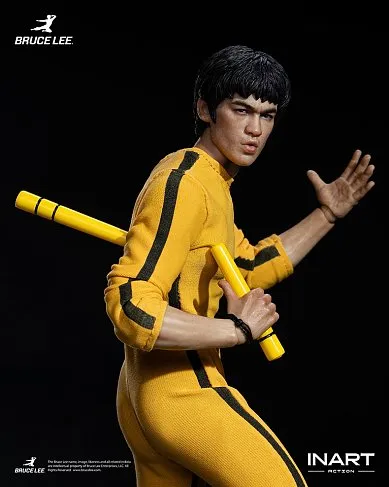 Фигурка Брюс Ли — Inart GyA036 Bruce Lee Yellow Jumpsuit 1/12