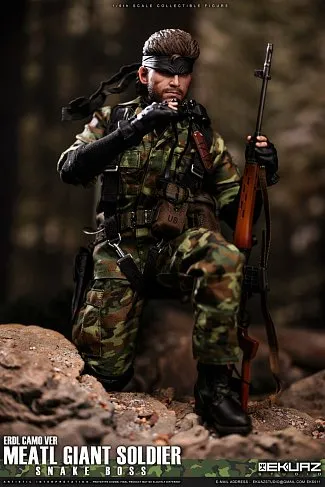 Фигурка Metal Gear Solid — Ekuaz Studio EKS011 Snake Boss ERDL Camo 1/6 