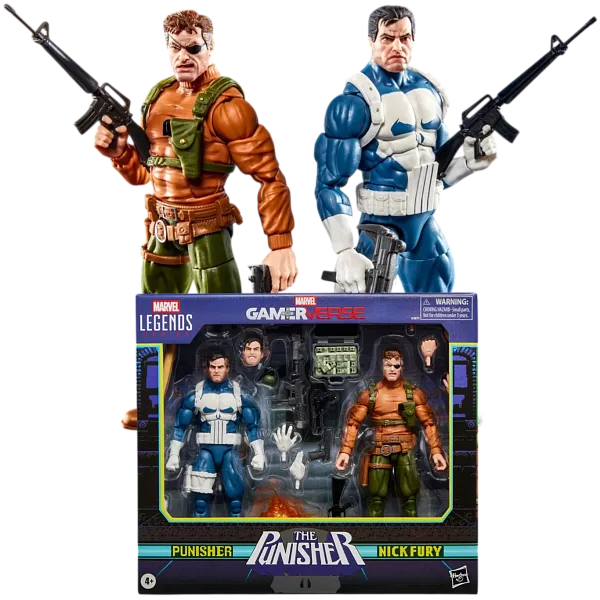 Фигурка Punisher and Nick Fury — Hasbro Marvel Legends Gamerverse