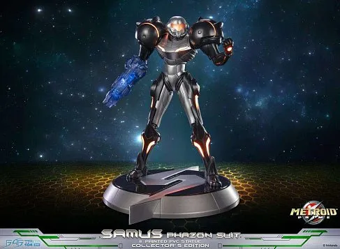 Фигурка Samus Phazon Suit — First 4 Figures Metroid Prime PVC Statue Collector Edition