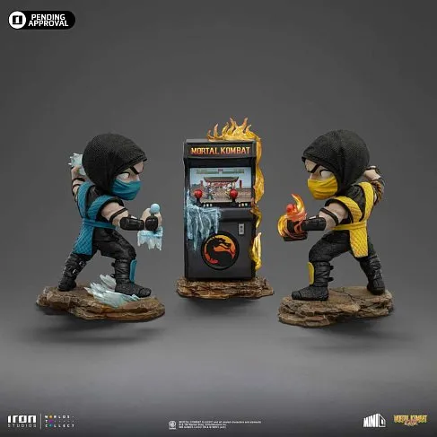 Фигурка Scorpion vs Subzero — Iron Studios Minico Mortal Kombat Arcade Set MiniCo