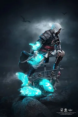 Фигурка Assassins Creed Black Flag Resynced Animus Edward Kenway — Pure Arts 1/8 Statue
