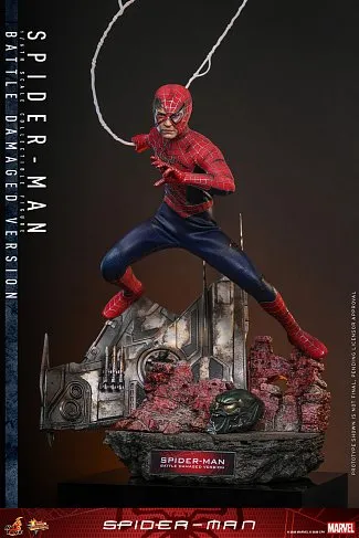 Фигурка Spider-Man Battle Damaged — Hot Toys MMS859 1/6 Figure
