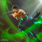Фигурка Ван-пис — Abystyle Studio One Piece Zoro 1/10 PVC Statue