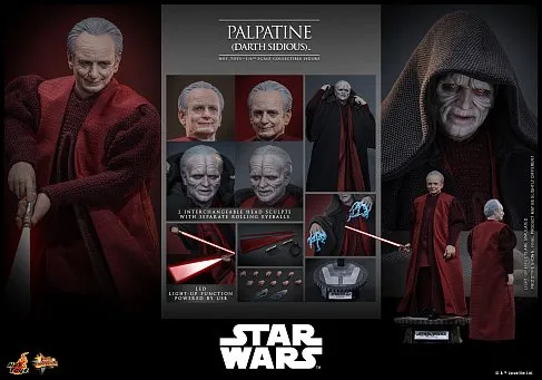 Фигурка Palpatine Darth Sidious — Hot Toys MS805 Revenge of the Sith 1/6