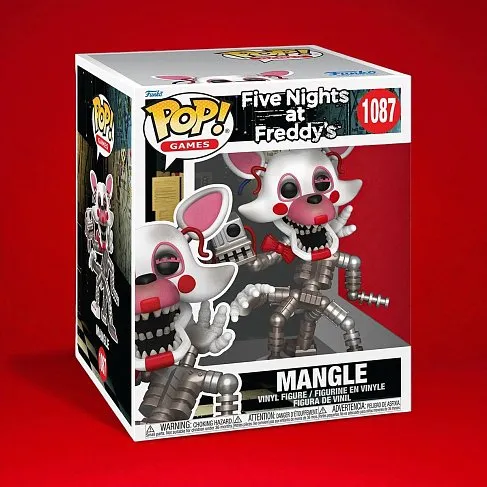 Фигурка Mangle Super 6-Inch — Five Nights at Freddy Funko Pop! Vinyl 1087