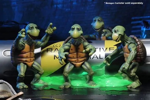 Набор Baby Turtles — Neca Teenage Mutant Ninja Turtles 4-Pack 1/4