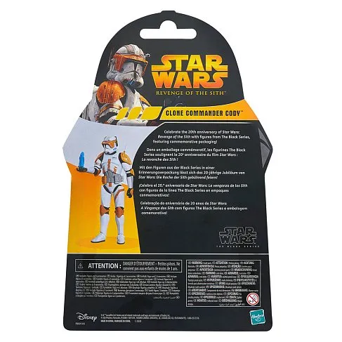 Фигурка Star Wars Revenge of the Sith Clone Commander Cody — Hasbro Star Wars Black Series