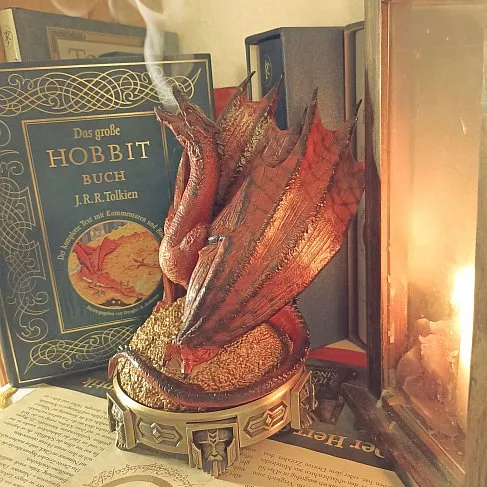 Статуэтка Смауга — Noble Collection The Hobbit Incense Burner Smaug