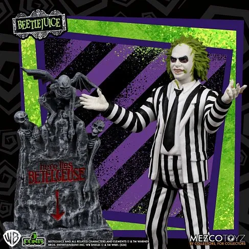 Фигурка Битлджус — Mezco Beetlejuice 5 Points Action Figure Set of 2