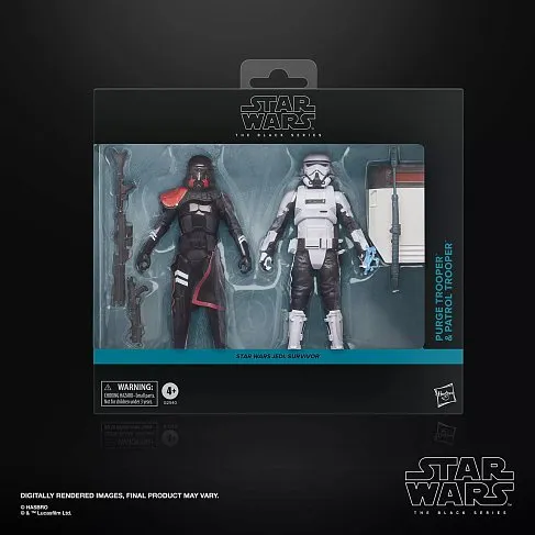 Фигурки Jedi Survivor Purge Trooper And Patrol Trooper — Hasbro Star Wars Black Series Figure