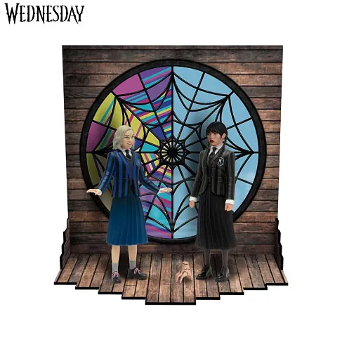 Фигурки Wednesday and Enid — Mezco 5 Points Box Set