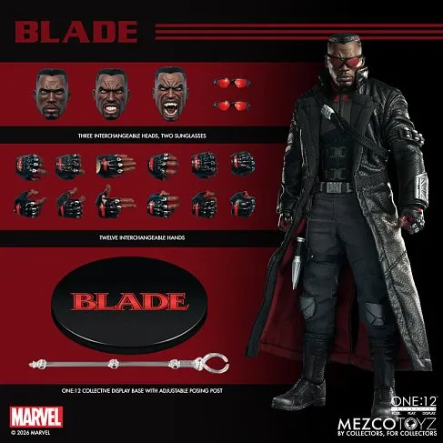 Фигурка Блэйд — Mezco Marvel One 12 Collective Blade