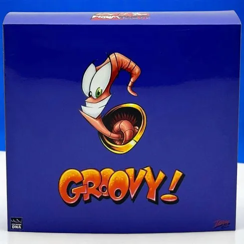 Фигурка Червяк Джим — Earthworm Jim and Snot Set