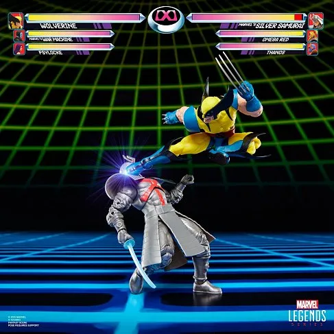 Фигурки Wolverine vs Silver Samurai — Hasbro Marvel Legends Gamerverse