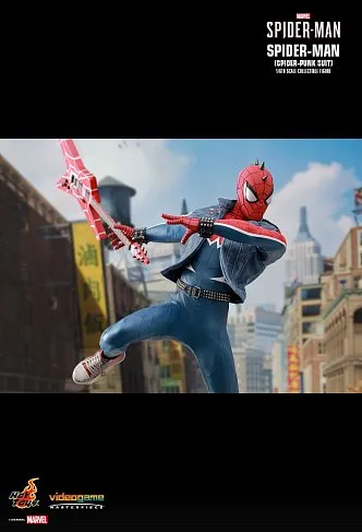 Фигурка Спайдермена — Hot Toys VGM32 1/6 Spider-Man Spider-Punk Suit