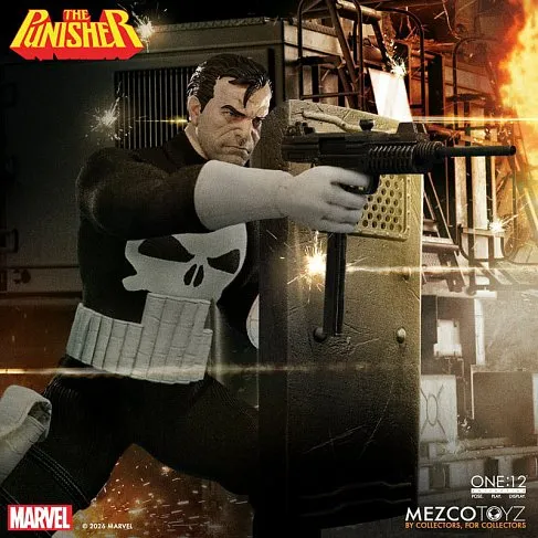 Фигурка Каратель — Mezco Marvel 1/12 Punisher