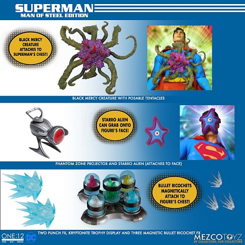 Фигурка Супермен — Mezco One 12 Collective Superman Man of Steel Edition