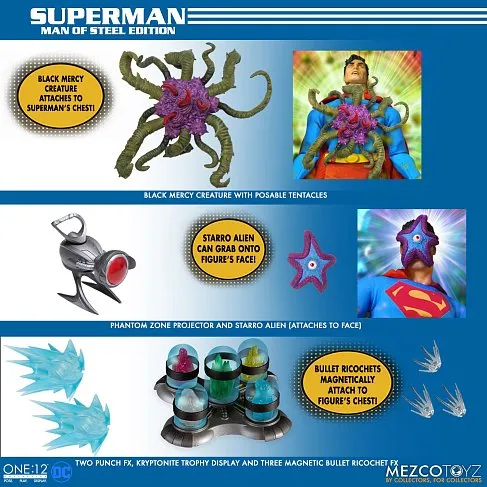 Фигурка Супермен — Mezco One 12 Collective Superman Man of Steel Edition