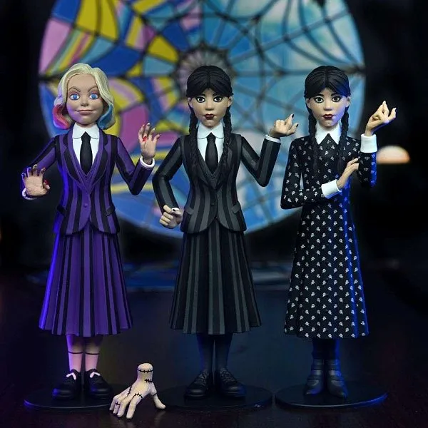 Фигурки Уэнсдэй — Neca Wednesday Toony Terrors S1 Set