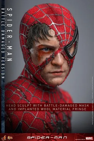 Фигурка Spider-Man Battle Damaged — Hot Toys MMS859 1/6 Figure