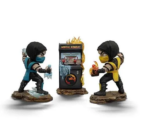 Фигурка Scorpion vs Subzero — Iron Studios Minico Mortal Kombat Arcade Set MiniCo