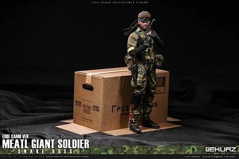 Фигурка Metal Gear Solid — Ekuaz Studio EKS011 Snake Boss ERDL Camo 1/6 