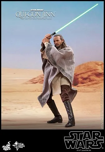 Фигурка Qui-Gon Jinn — Hot Toys Star Wars Episode I Figure 1/6
