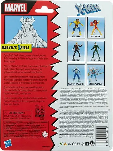 Фигурка X-Men Classic Spiral — Hasbro Marvel Legends Retro