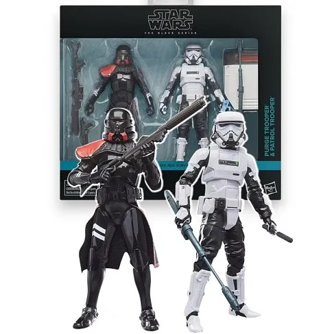 Фигурки Jedi Survivor Purge Trooper And Patrol Trooper — Hasbro Star Wars Black Series Figure