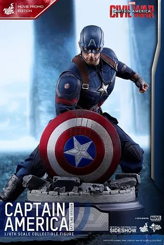 Фигурка Капитана Америки — Hot Toys MMS360 Captain America Civil War Exclusive 1/6