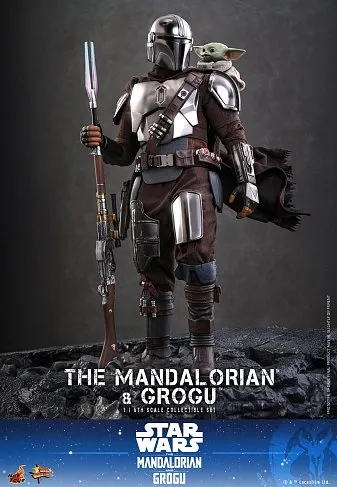 Фигурки Мандалорец и Грогу — Hot Toys MMS872 The Mandalorian and Grogu 1/6 Deluxe