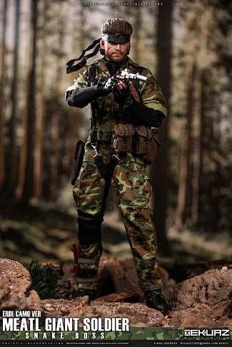 Фигурка Metal Gear Solid — Ekuaz Studio EKS011 Snake Boss ERDL Camo 1/6 