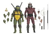 Фигурки Roof Top Battle Shredder vs Leo 2-pack — Neca Teenage Mutant Ninja Turtles 1990