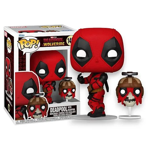 Фигурка Deadpool w Headpool — Deadpool & Wolverine Funko Pop! Vinyl 1400