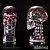 Бюст Эндоскелет "Terminator T-800 Light Up" от Nemesis Now