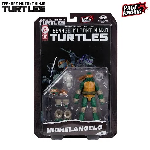 Фигурка TMNT with Comic WaVe2 Michelangelo — McFarlane Toys Figure