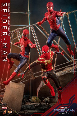 Фигурка Человек-Паук — Hot Toys MMS662 Friendly Neighborhood Spider-Man No Way Home 1/6 Deluxe