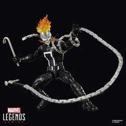 Фигурка Ghost Rider Robbie Reyes — Hasbro Marvel Legends BAF Box Figure