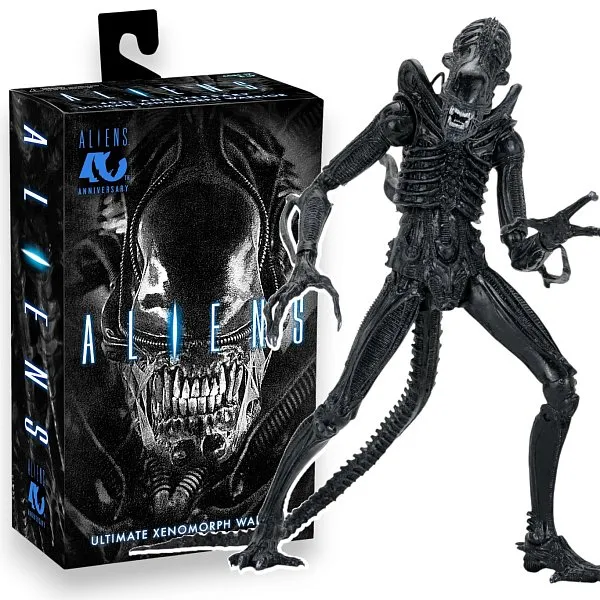 Фигурка Чужого — Neca Aliens 40 Anniversary Ultimate Alien Warrior Black