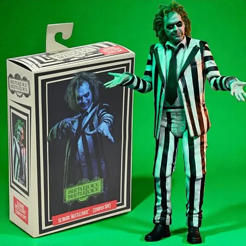 Фигурка Битлджус 2 — Neca Ultimate Striped Suit Beetlejuice