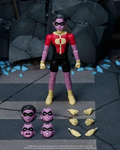 Фигурки Неуязвимый — Invincible With Kid Omni Man & Conquest Limited Action Figure Set