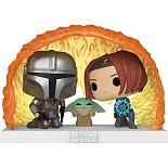 Фигурка Grogu Force Barrier — Star Wars Mandalorian Funko Pop! Moment 719