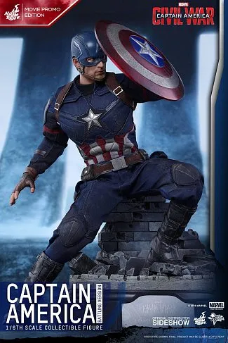 Фигурка Капитана Америки — Hot Toys MMS360 Captain America Civil War Exclusive 1/6