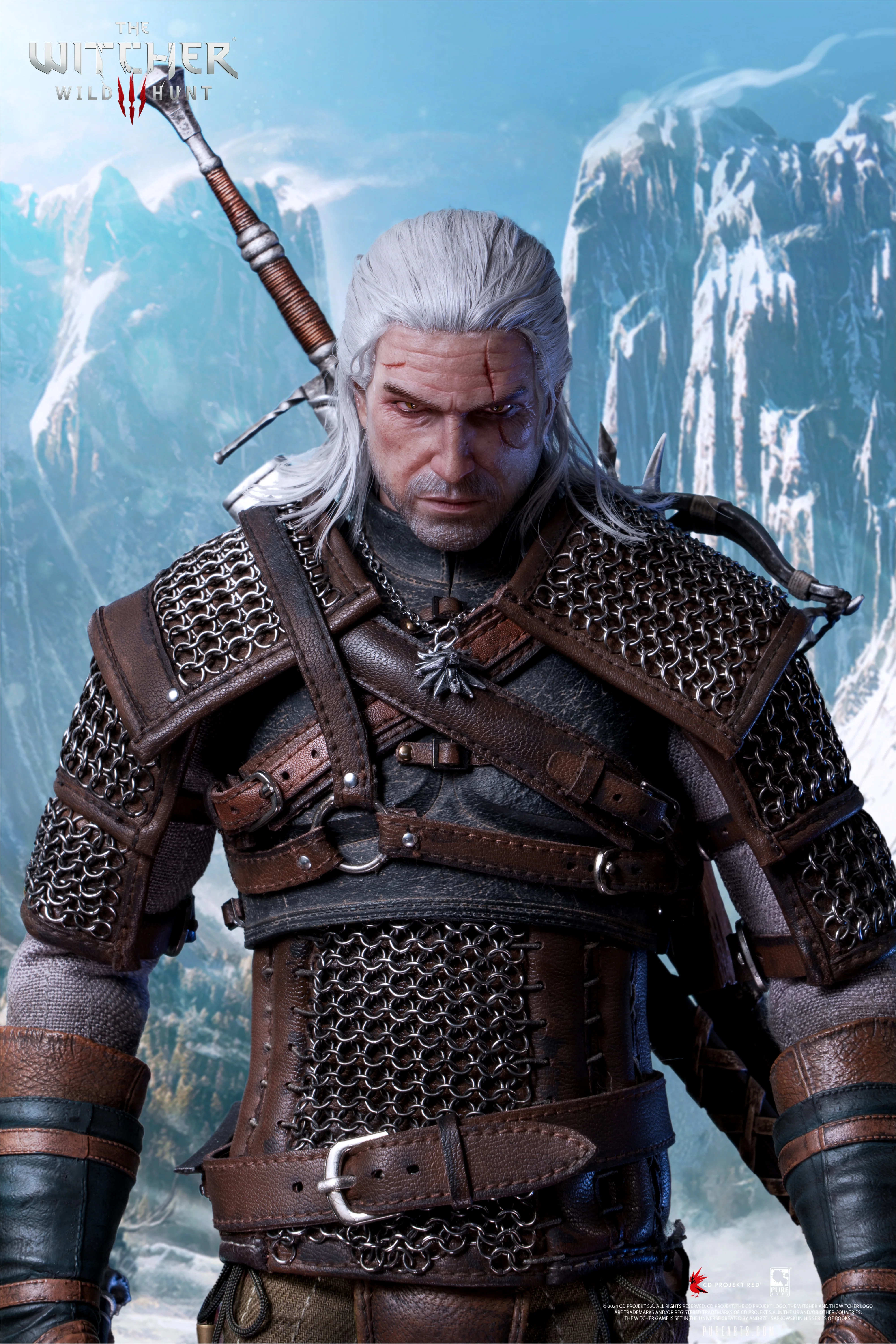 Фигурка Geralt of Rivia 1/6 — PureArts PA010TW Witcher 3 Wild Hunt