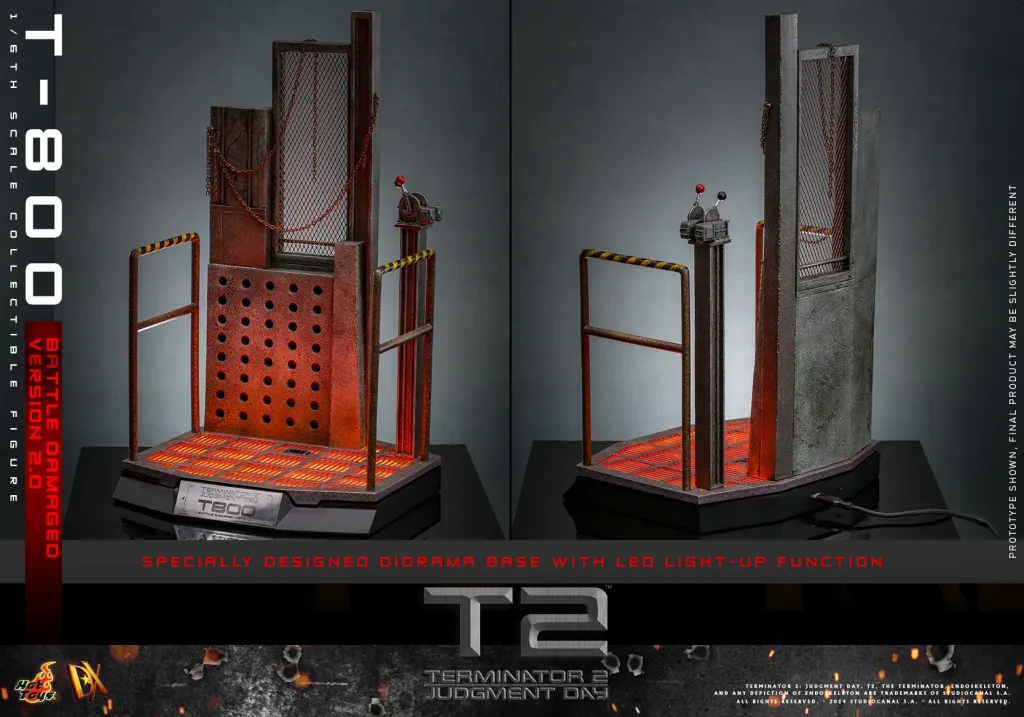 купить Фигурка Terminator 2 DX46 — Hot Toys Battle Damaged T-800V2 1:6 27.jpg
